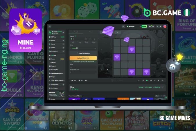 BC Game Mines – thrilling crypto game with hidden treasures and big multipliers