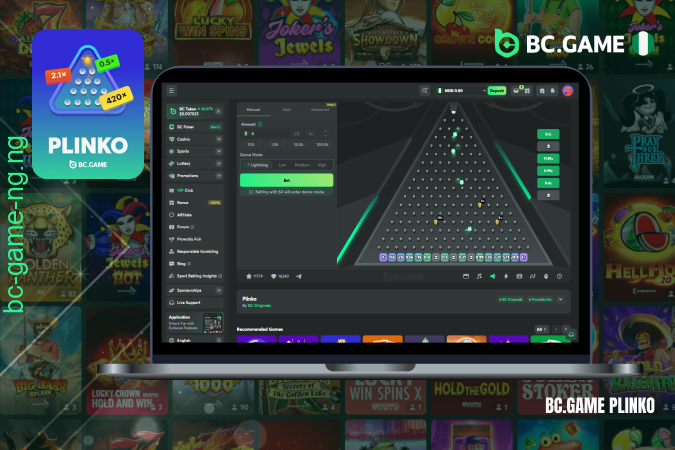 BC Game Plinko – provably fair crypto casino game with risk levels and exciting gameplay