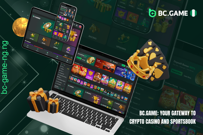 BC Game is a cryptocasino and sportsbook in Nigeria with slots, table games and big payouts